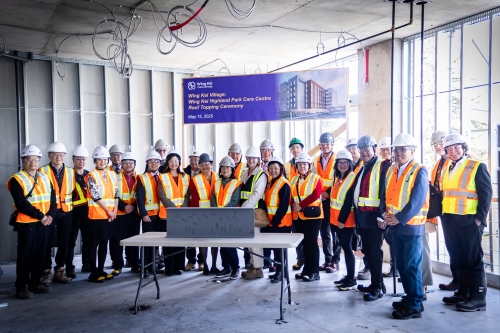 Wing Kei Highland Park Roof Topping Ceremony