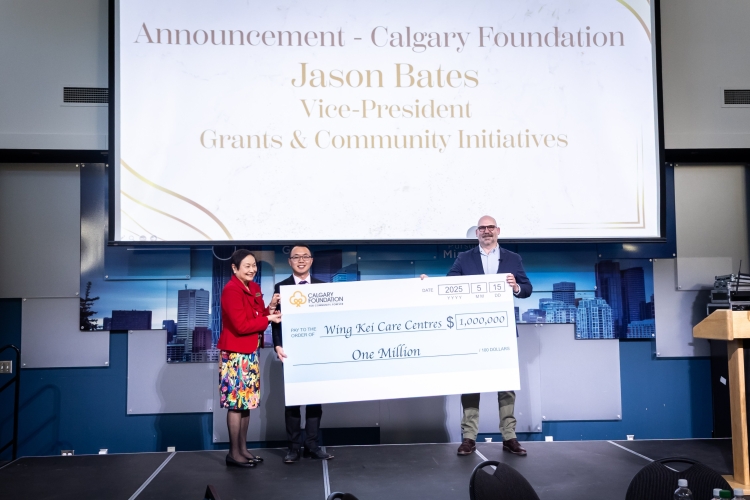Calgary Foundation Awards Wing Kei $1M