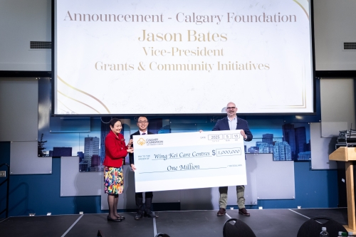 Calgary Foundation Awards Wing Kei $1M