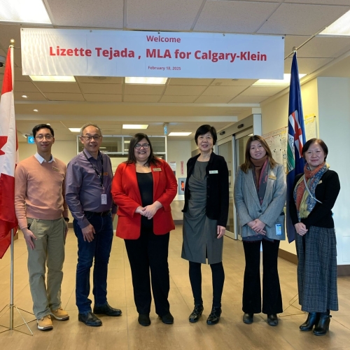 Visit from MLA Lizette Tejada