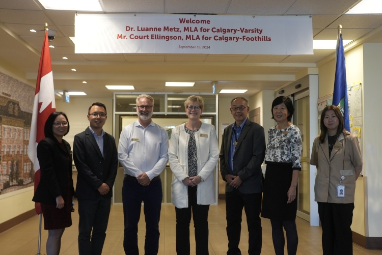 Visit from MLAs Dr. Luanne Metz and Mr. Court Ellingson